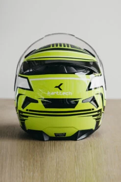 Karttech Helmet Leopard Black Yellow -Racing equipment karttech helmet leopard black yellow 2