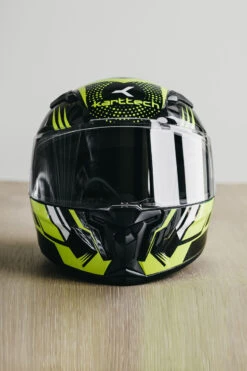 Karttech Helmet Leopard Black Yellow