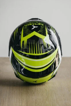 Karttech Helmet Leopard Black Yellow -Racing equipment karttech helmet leopard black yellow 3