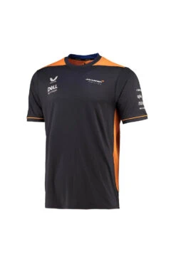 McLaren Mens Team Set Up T-Shirt Grey Orange 2022