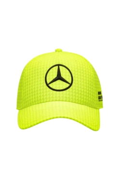 Mercedes AMG Petronas Driver Hamilton Cap 2023 - Neon Yellow