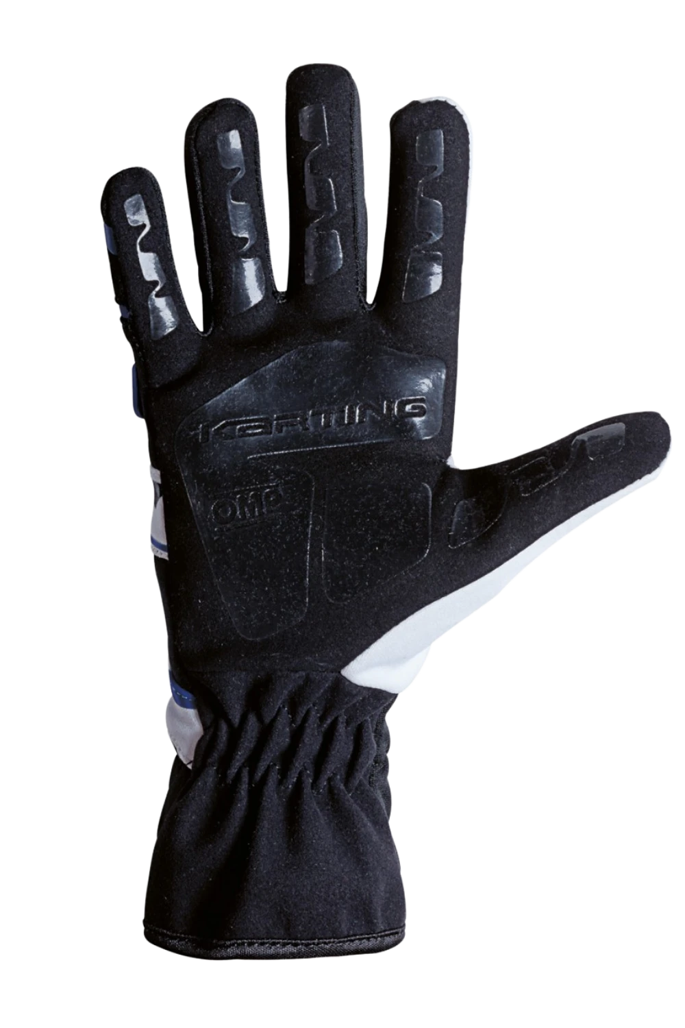 OMP KS-3 Gloves Black/Blue/White 2 OMP KS-3 Gloves Black/Blue/White - Image 2