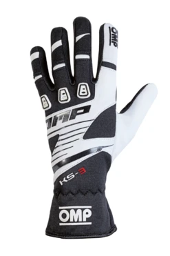 OMP KS-3 Gloves Black/White