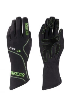 Sparco Blizzard KG-3 Gloves Black Green 2016