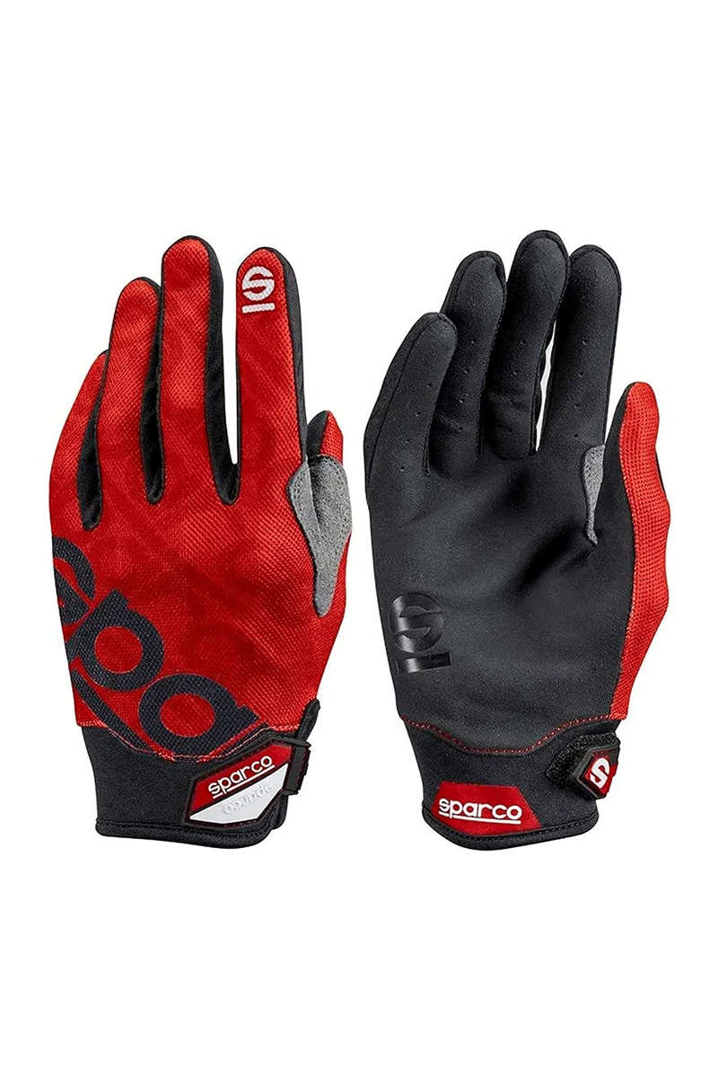 Sparco Meca-3 Gloves Red 1 Sparco Meca-3 Gloves Red