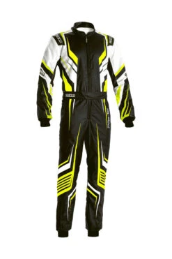 Sparco Prime K Overal Black White Yellow