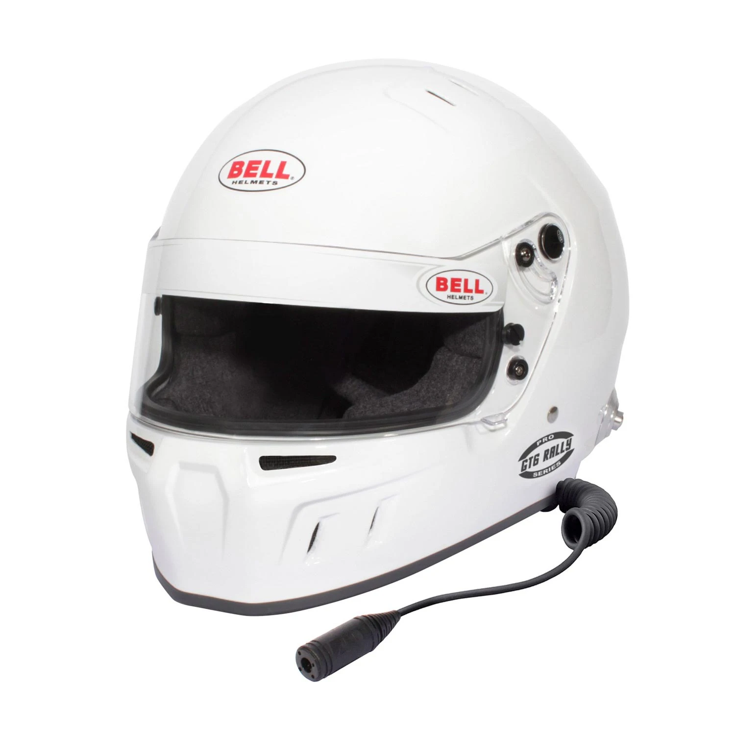Bell Snell Helmet GT6 Rally Full Face White (FIA And Snell) 1 Bell Snell Helmet GT6 Rally Full Face White (FIA And Snell)