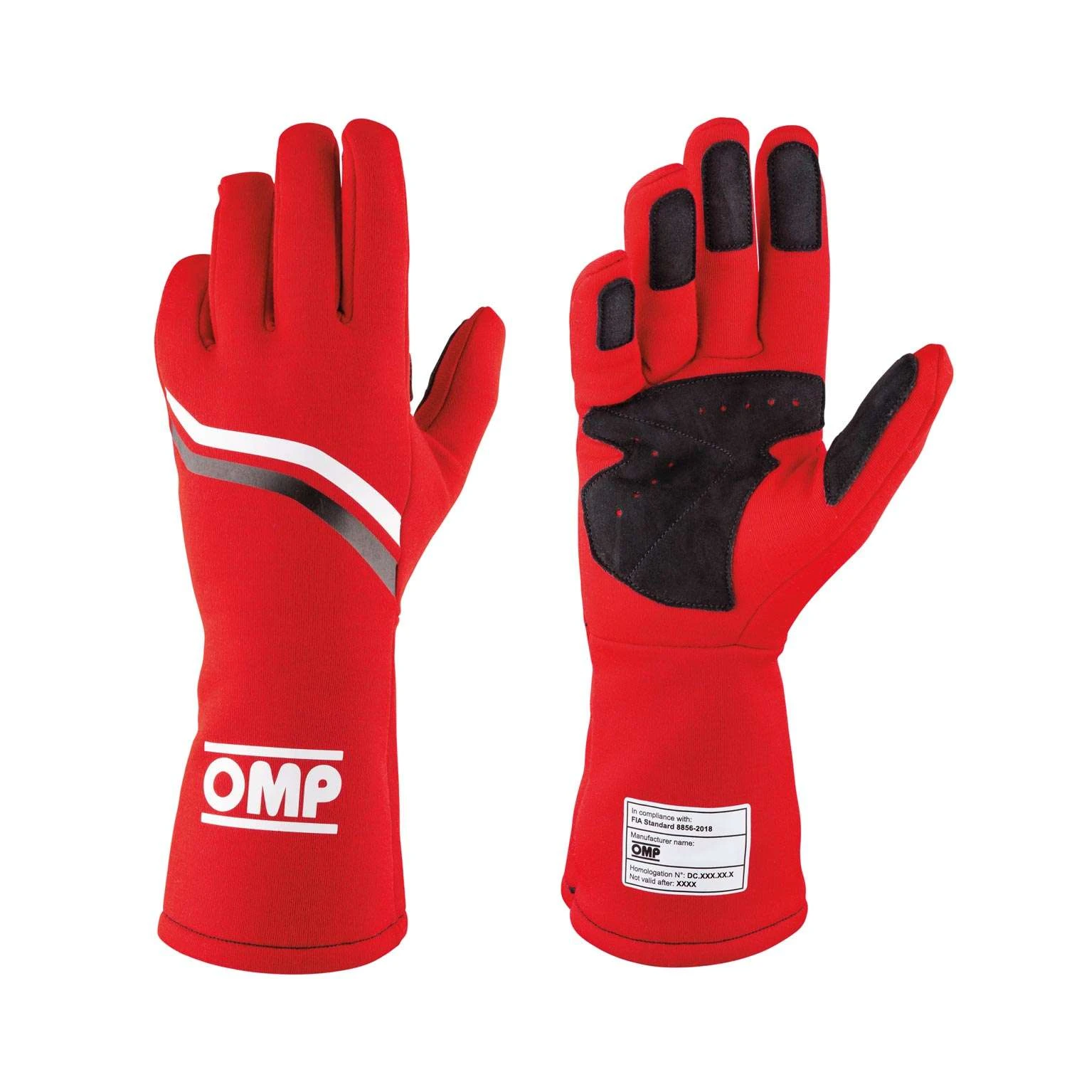OMP Italy DIJON MY21 Racing Gloves Red (FIA Homologation) 1 OMP Italy DIJON MY21 Racing Gloves Red (FIA Homologation)