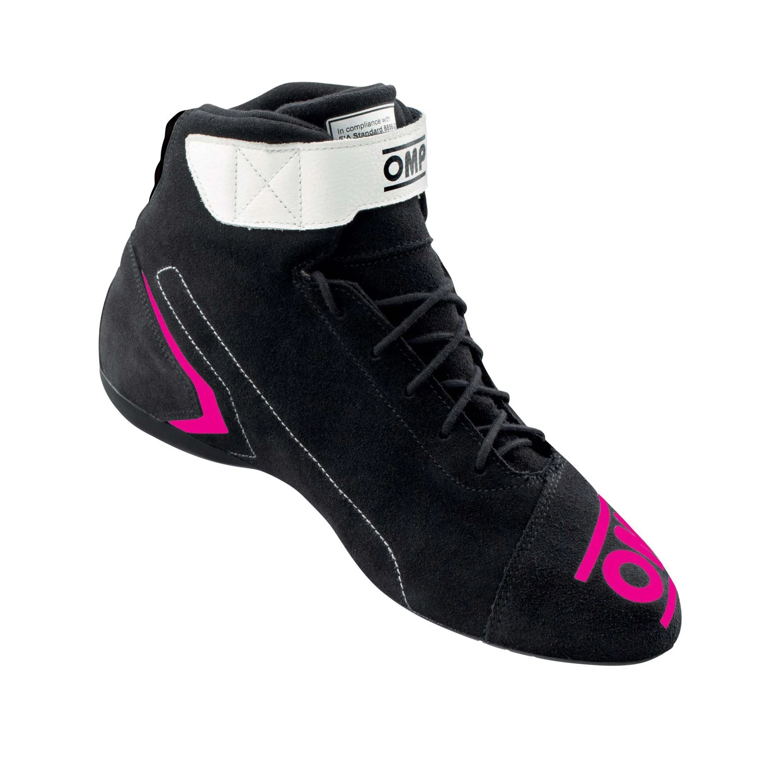 OMP Italy FIRST MY21 Racing Shoes Black/Pink (FIA) 3 OMP Italy FIRST MY21 Racing Shoes Black/Pink (FIA) - Image 3