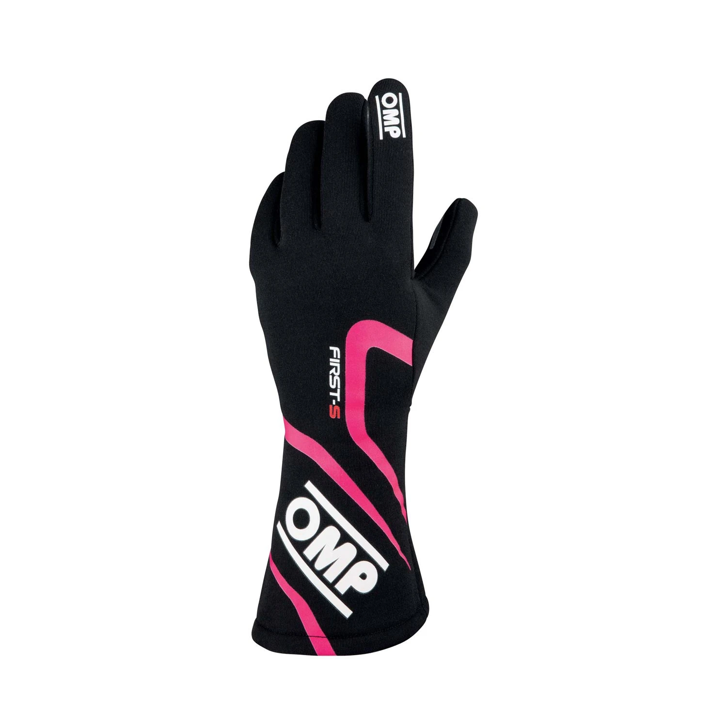 OMP Italy FIRST-S MY20 Racing Gloves Black/Pink (FIA) 1 OMP Italy FIRST-S MY20 Racing Gloves Black/Pink (FIA)