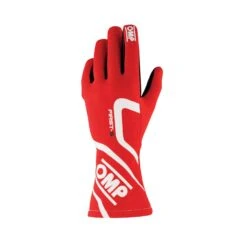 OMP Italy FIRST-S MY20 Racing Gloves Red (FIA)