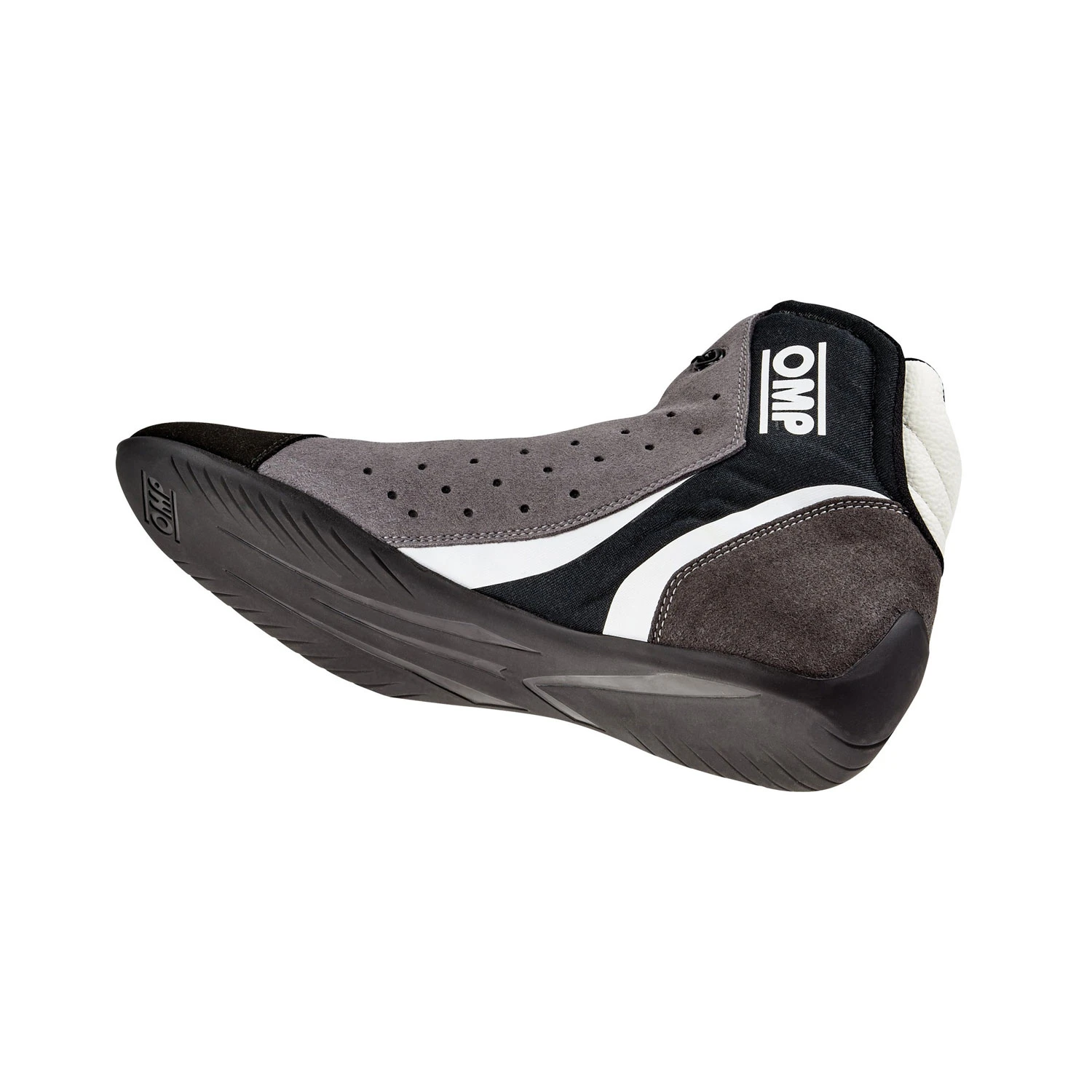 OMP Italy KS-1R Black - White Karting Shoes 2 OMP Italy KS-1R Black - White Karting Shoes - Image 2