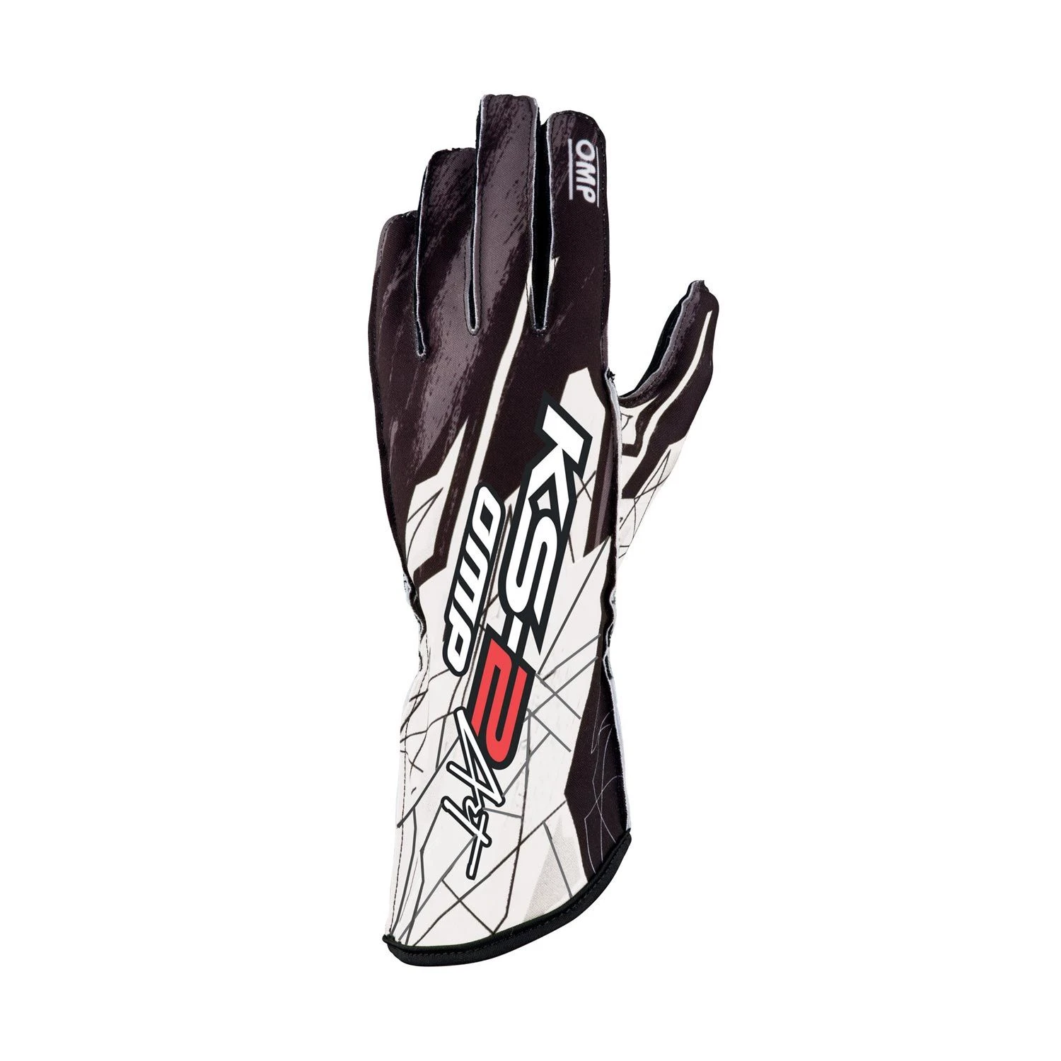 OMP Italy KS-2 ART Karting Gloves White 1 OMP Italy KS-2 ART Karting Gloves White