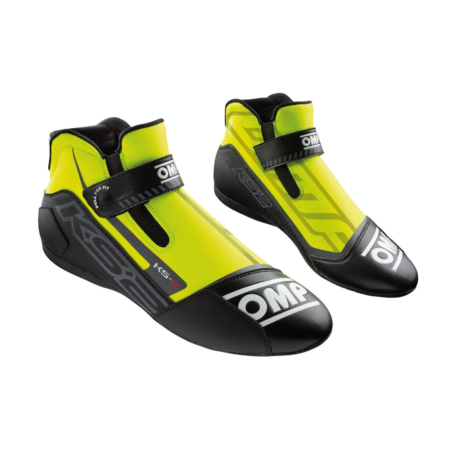 OMP Italy KS-2 MY21 Karting Shoes Yellow 1 OMP Italy KS-2 MY21 Karting Shoes Yellow