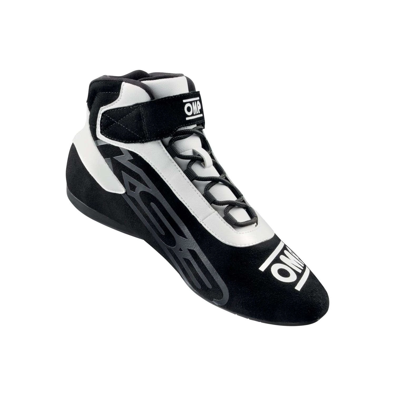 OMP Italy KS-3 MY21 Karting Shoes Black/White 3 OMP Italy KS-3 MY21 Karting Shoes Black/White - Image 3