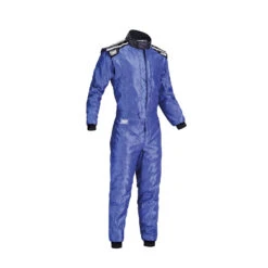 OMP Italy KS-4 Kids Blue Karting Suit (with CIK FIA Homologation)