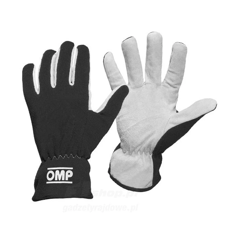 OMP Italy NEW RALLY Black Racing Gloves 2 OMP Italy NEW RALLY Black Racing Gloves - Image 2
