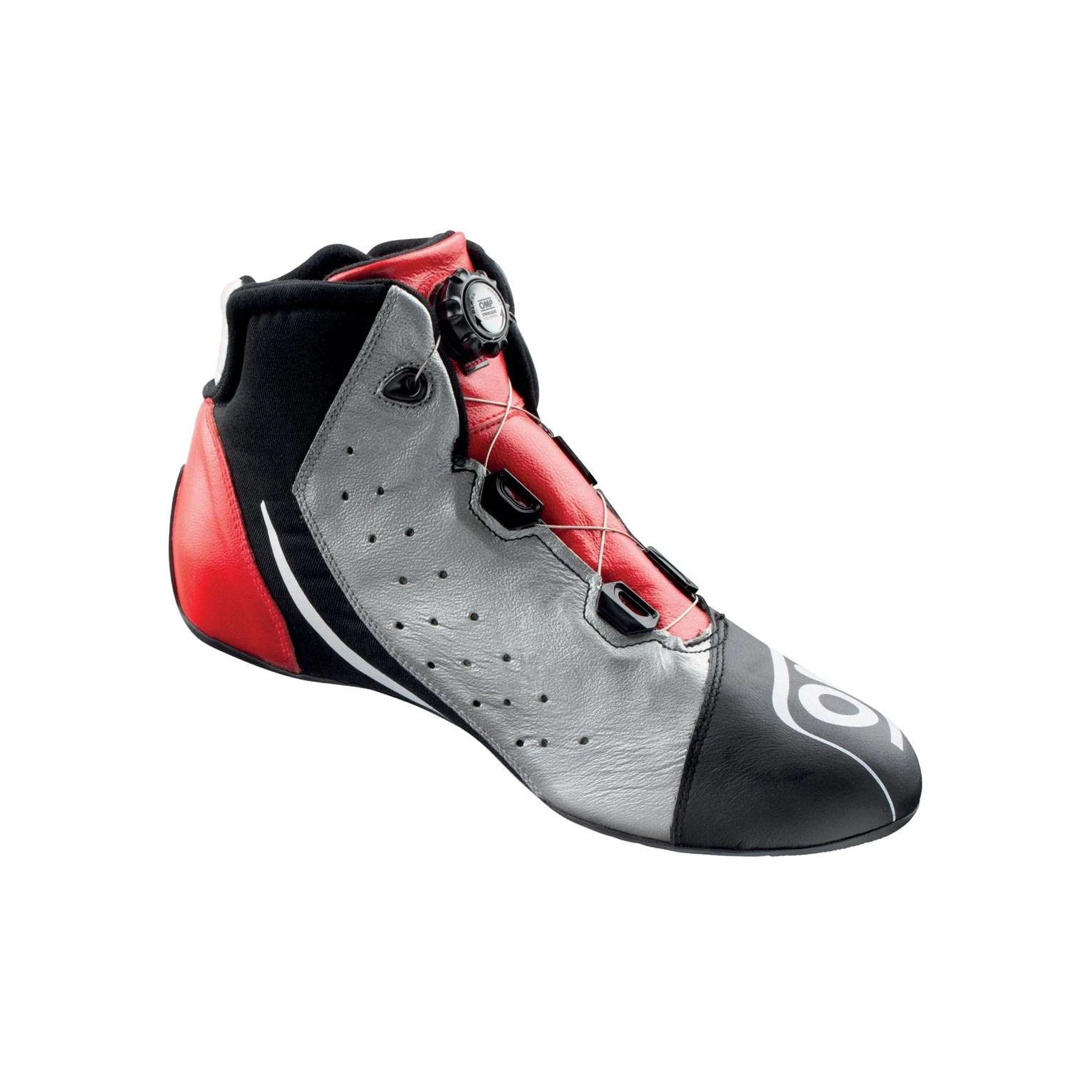 OMP Italy ONE EVO X R Racing Shoes Black/Red (FIA ) 3 OMP Italy ONE EVO X R Racing Shoes Black/Red (FIA ) - Image 3