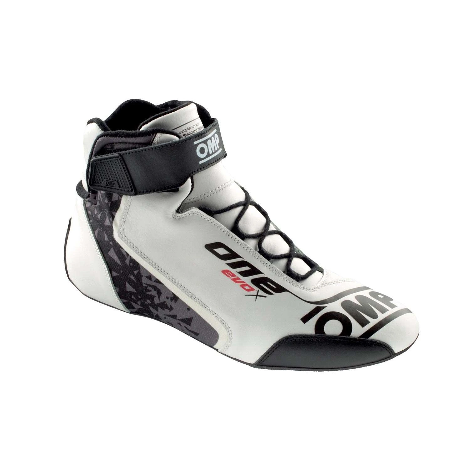 OMP Italy ONE EVO X Racing Shoes White (FIA ) 2 OMP Italy ONE EVO X Racing Shoes White (FIA ) - Image 2