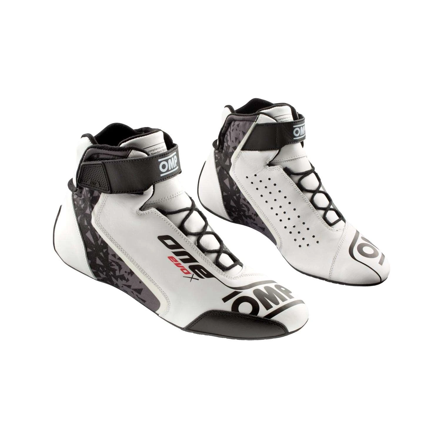 OMP Italy ONE EVO X Racing Shoes White (FIA ) 1 OMP Italy ONE EVO X Racing Shoes White (FIA )