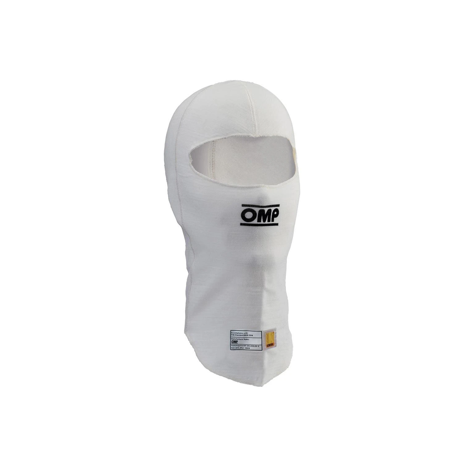 OMP Italy ONE MY20 Balaclava White (homologation FIA) 1 OMP Italy ONE MY20 Balaclava White (homologation FIA)