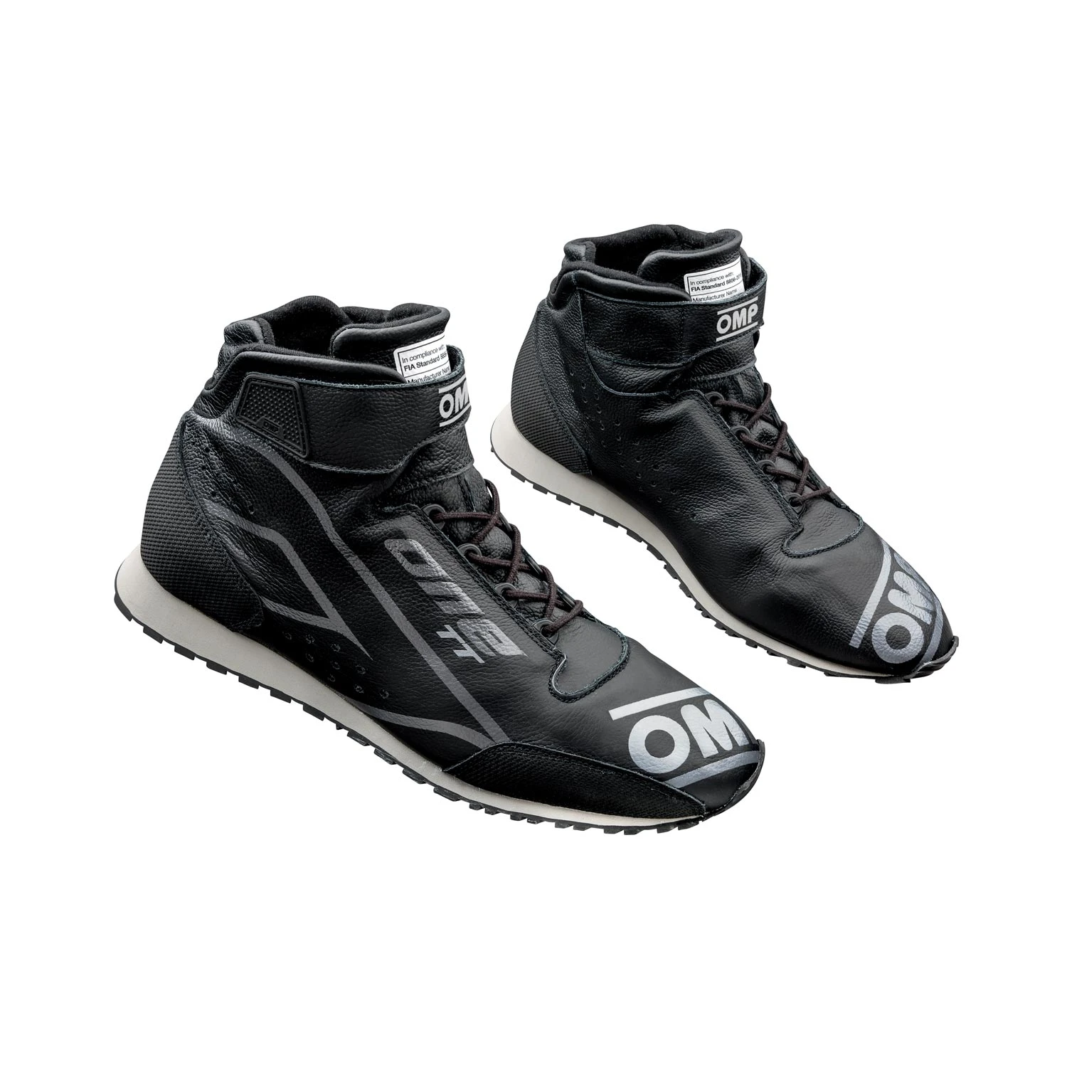 OMP Italy ONE TT Racing Shoes Black (FIA ) 1 OMP Italy ONE TT Racing Shoes Black (FIA )