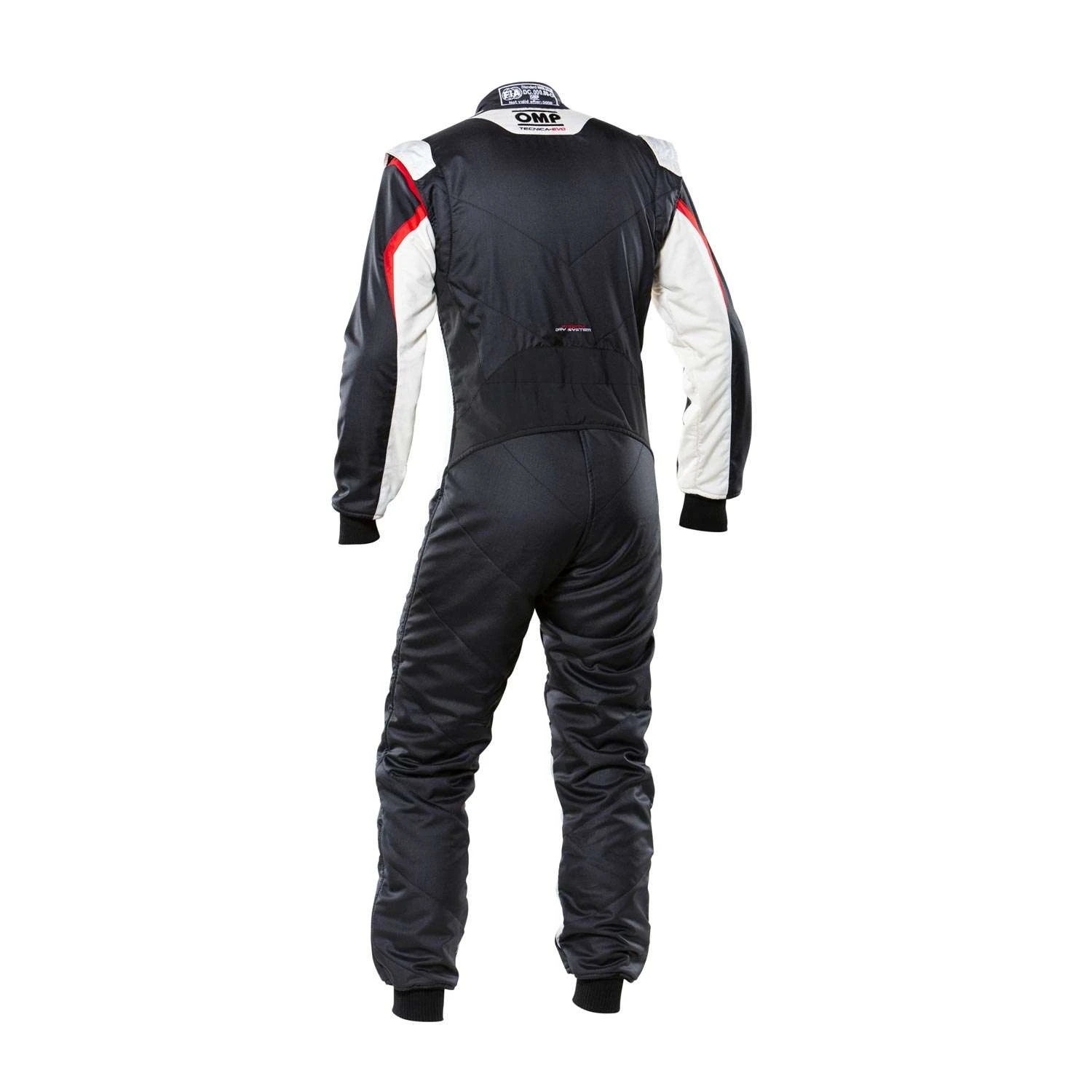 OMP Italy TECNICA EVO MY21 Racing Suit Black-White (FIA Homologation) 2 OMP Italy TECNICA EVO MY21 Racing Suit Black-White (FIA Homologation) - Image 2
