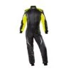 OMP Italy TECNICA EVO MY21 Racing Suit Black-Yellow (FIA Homologation)