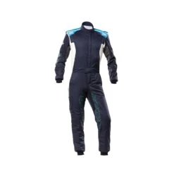 OMP Italy TECNICA HYBRID Racing Suit Navy (FIA)