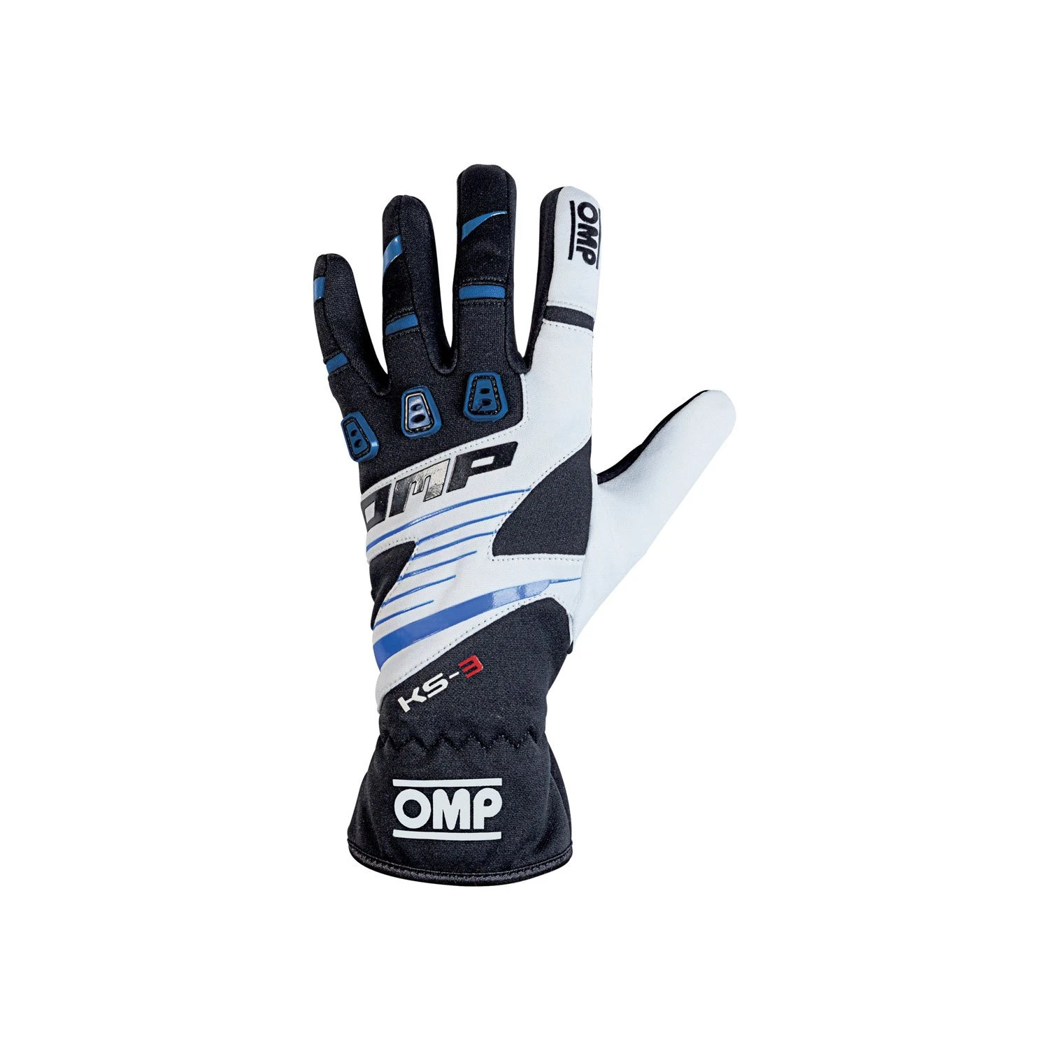 OMP KS-3 MY18 Karting Gloves Black/blue 1 OMP KS-3 MY18 Karting Gloves Black/blue