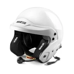 Sparco Italy AIR PRO RJ-5i MY20 Open Face Helmet White (FIA Homologation)