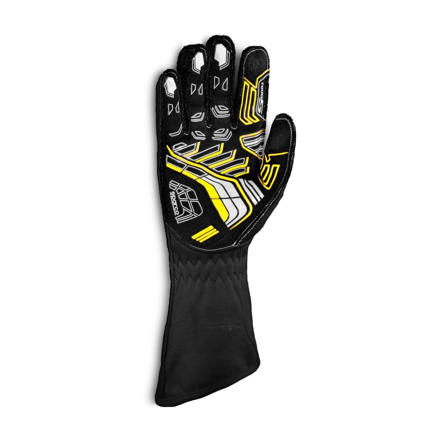 Sparco Italy ARROW K MY20 Karting Gloves Black-yellow 2 Sparco Italy ARROW K MY20 Karting Gloves Black-yellow - Image 2