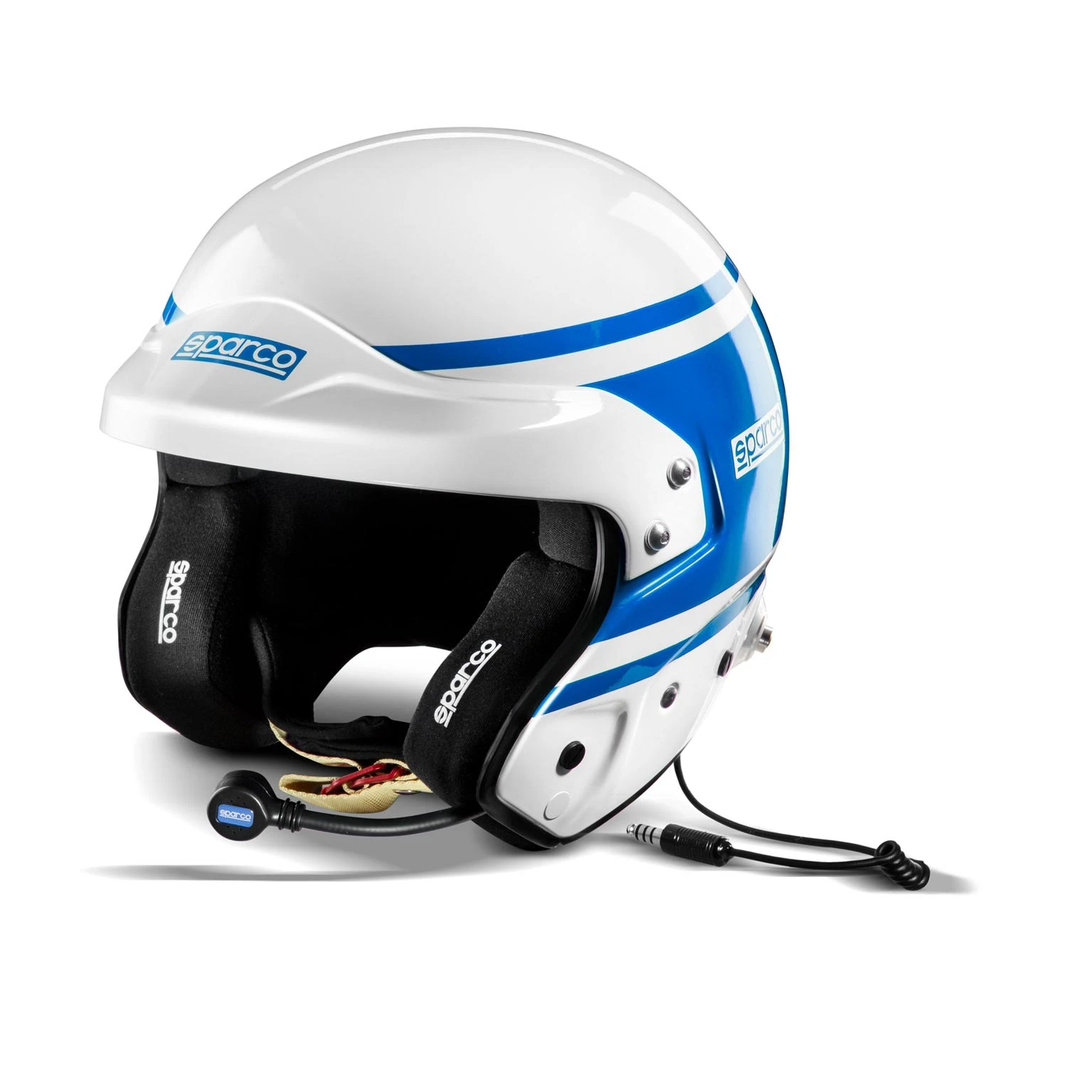 Sparco Italy Air 1977 RJ-I Helmet White-blue (FIA) 1 Sparco Italy Air 1977 RJ-I Helmet White-blue (FIA)