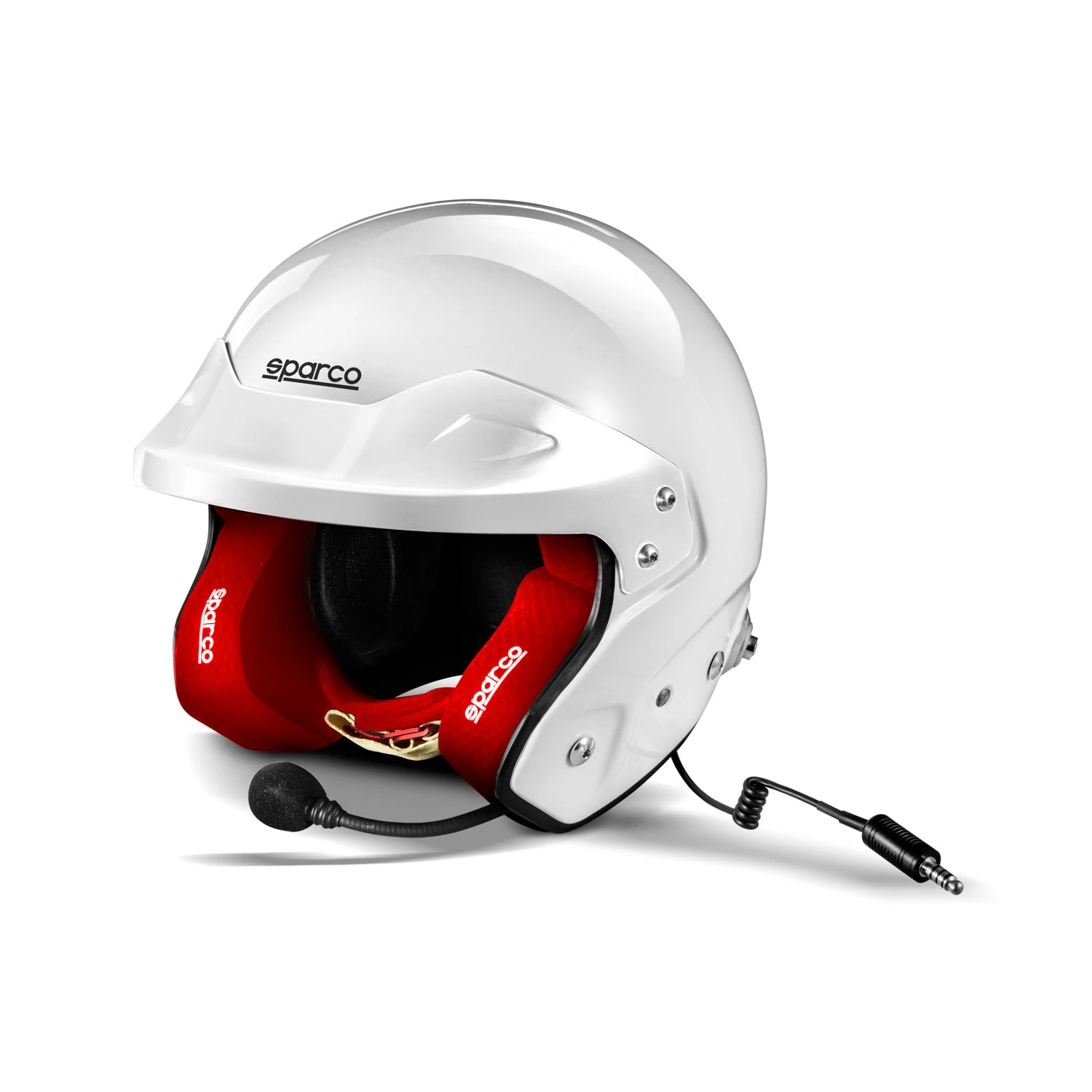 Sparco Italy Air RJ-I Helmet White-red (FIA) 1 Sparco Italy Air RJ-I Helmet White-red (FIA)