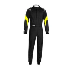 Sparco Italy Competition MY22 Racing Suit Black/yellow (FIA)