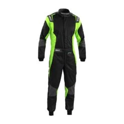 Sparco Italy FUTURA Racing Suit Black-green (FIA)