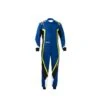 Sparco Italy KERB MY20 Karting Suit Blue/yellow (with Homologation CIK-FIA)