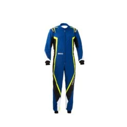 Sparco Italy KERB MY20 Karting Suit Blue/yellow (with Homologation CIK-FIA)