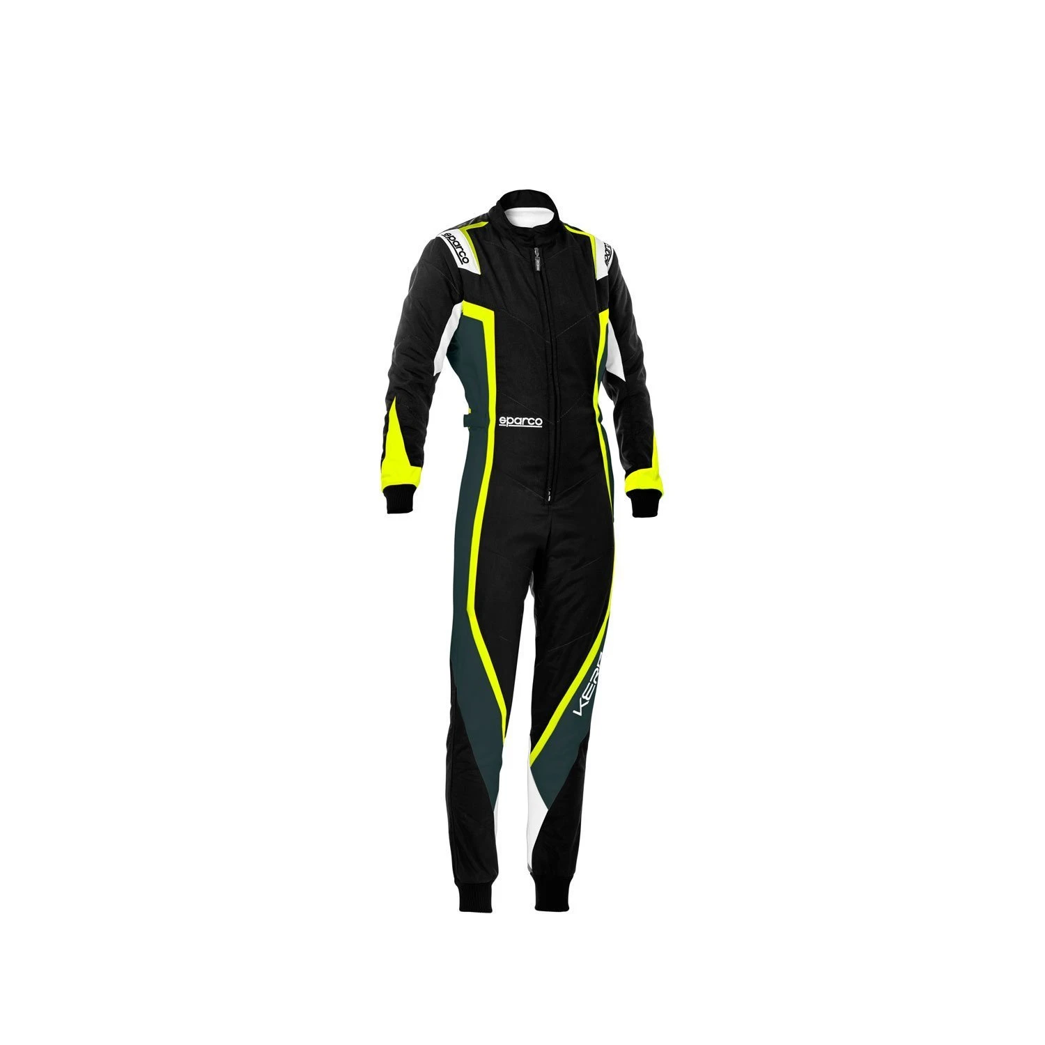 Sparco Italy KERB MY20 Kids Suit Black/yellow (with CIK-FIA)