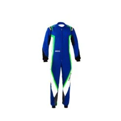 Sparco Italy KERB MY20 Kids Suit Blue/green (with CIK-FIA)