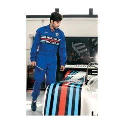 Sparco Italy MS-4 Martini Racing Mechanic Overalls Blue -Racing equipment zul pl Sparco Italy MS 4 Martini Racing Mechanic Overalls blue 18914 3
