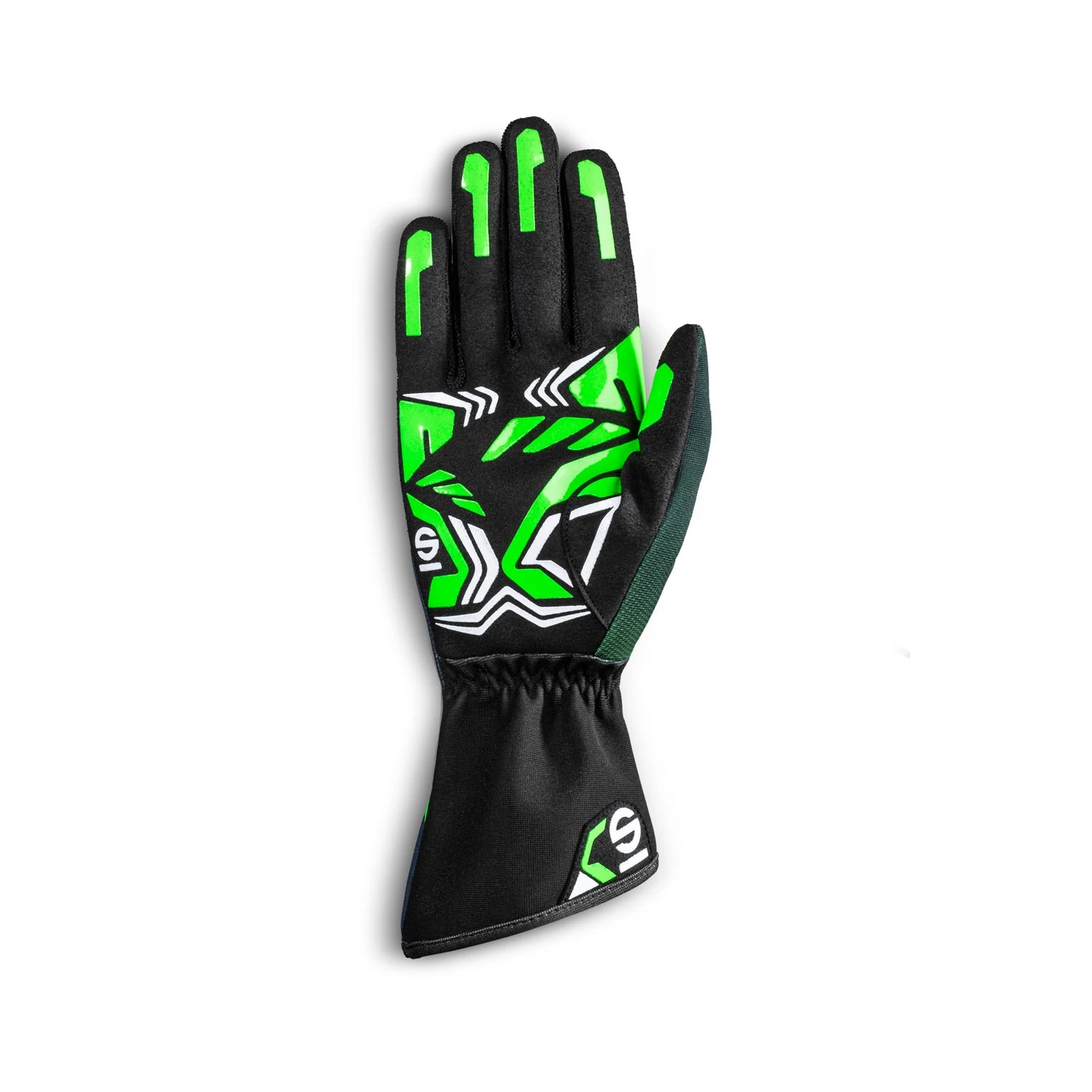Sparco Italy RUSH MY20 Karting Gloves Green-black 2 Sparco Italy RUSH MY20 Karting Gloves Green-black - Image 2