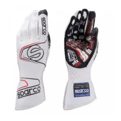 Sparco Italy Race Gloves ARROW RG-7 White (with FIA Homologation)