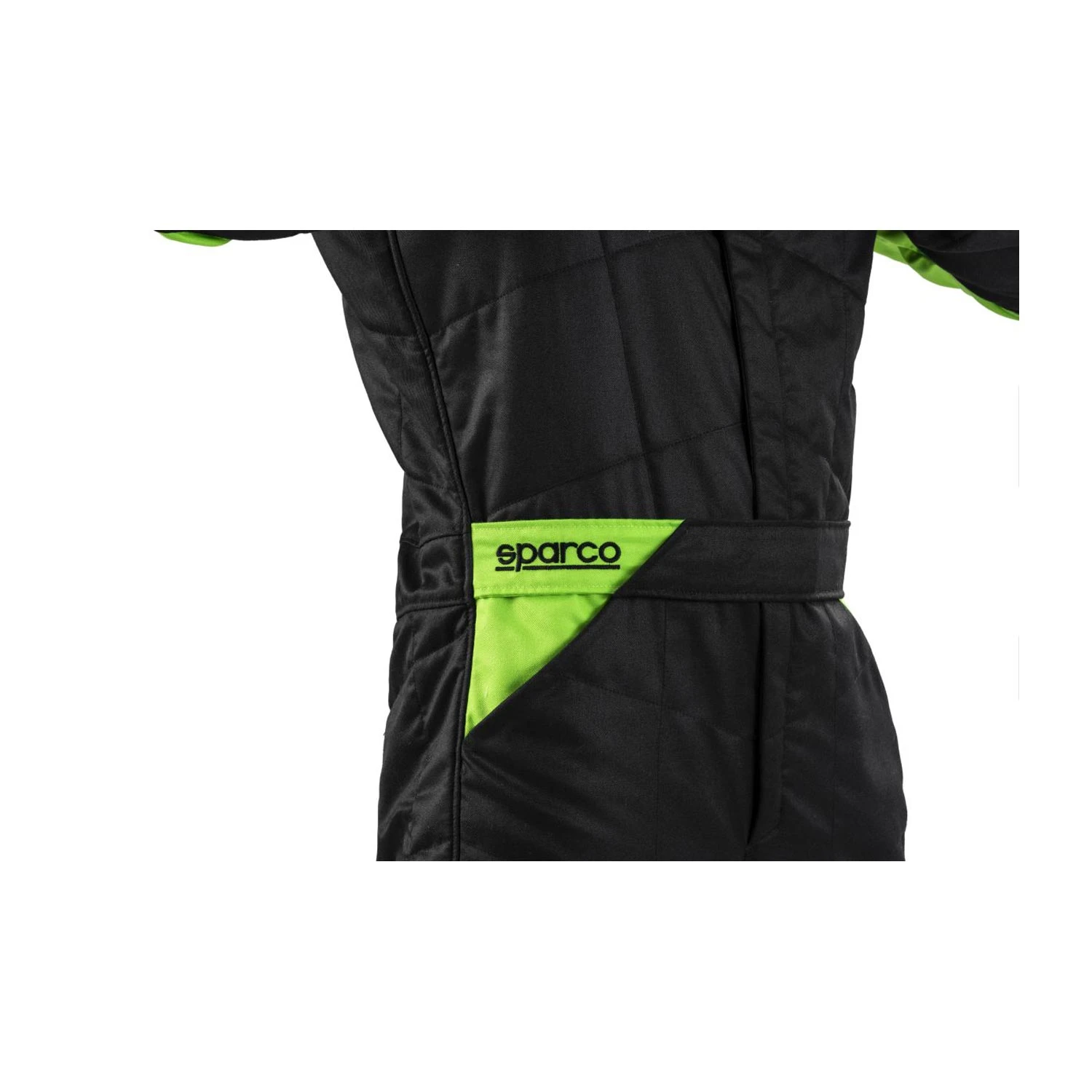 Sparco Italy SPRINT MY22 Race Suit Black/Green (FIA) 3 Sparco Italy SPRINT MY22 Race Suit Black/Green (FIA) - Image 3
