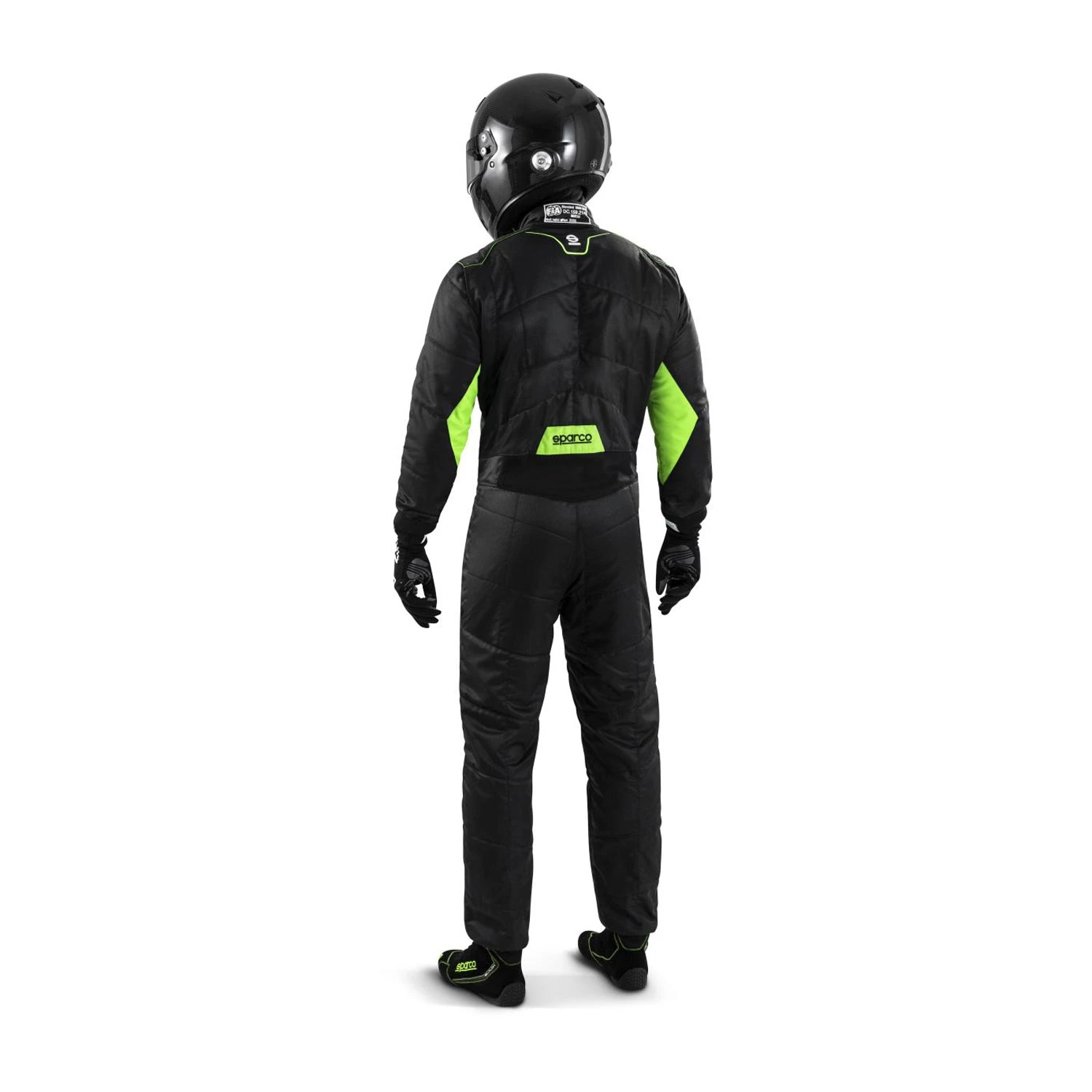 Sparco Italy SPRINT MY22 Race Suit Black/Green (FIA) 2 Sparco Italy SPRINT MY22 Race Suit Black/Green (FIA) - Image 2