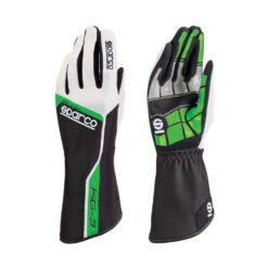 Sparco Italy Track KG-3 Kart Gloves Black/Green